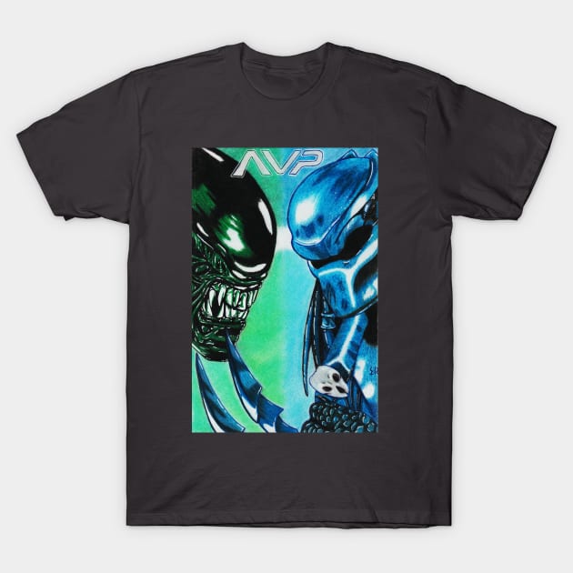 AVP Alien Versus Predator T Shirt TeePublic